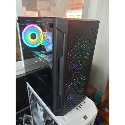 Гейм компютър 12/24-Ядрен с Intel / RX 6600 / RAM 32Gb / SSD+HDD / 500Watt