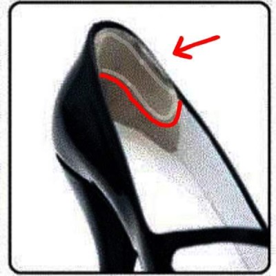 Силиконови подложки за обувки против пришки