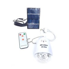Соларна лед лампа с дистанционно и акумулаторна power bank батерия