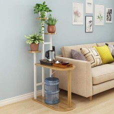 Маса помощна с цветарник Люлео