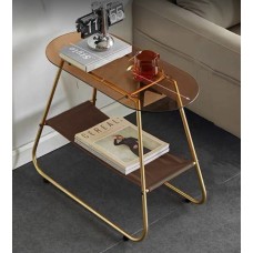 Помощна маса със стъклен плот 