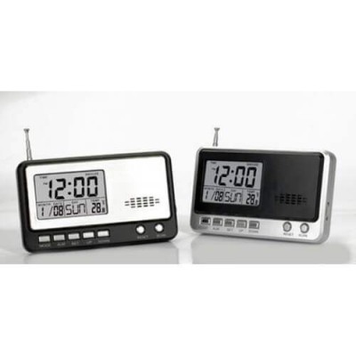 Мултифункционално радио с часовник и термометър