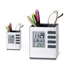 Моливник – електронен часовник с термометър и будилник