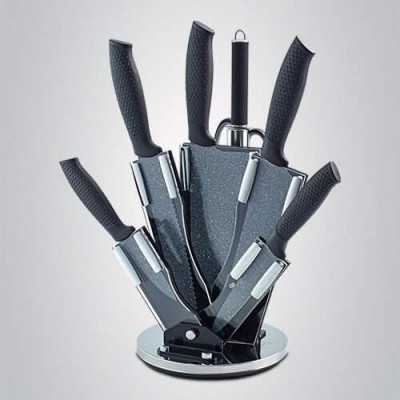 Комплект кухненски ножове с точило и стойка Royalty Line от 8 части