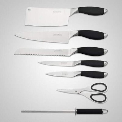  Royalty Line кухненски ножове 5 броя + стойка ножица и точило