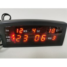 Дигитален часовник с термометър и аларма за събуждане-909A
