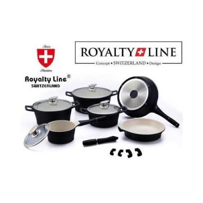 Съдове за готвене комплект 14 части от мрамор Royalty Line