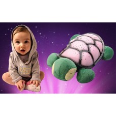 Детска нощна лампа костенурка прожектираща звезди