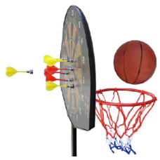 Баскетболен кош със стойка и дартс игра