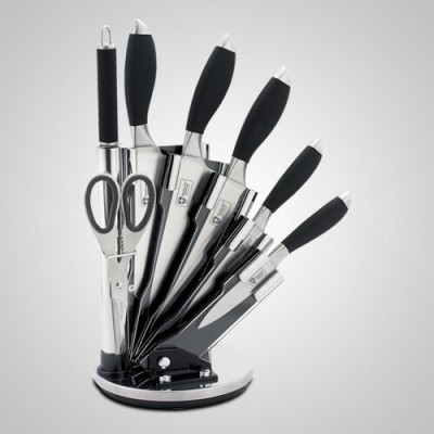 Комплект ножове със стойка Royalty Line неръждаема стомана 8 части