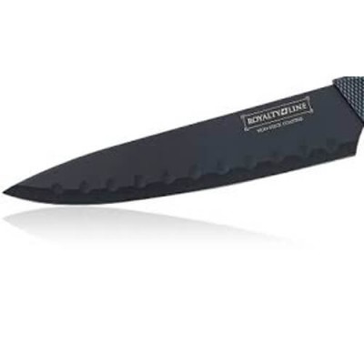 Комплект кухненски ножове и белачка Royalty Line RL-CB5 Line в стилен черен цвят