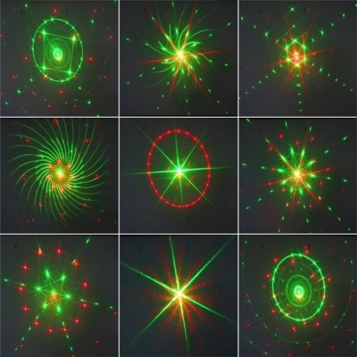 Лазер за коледна украса Motion зелен и червен цвят