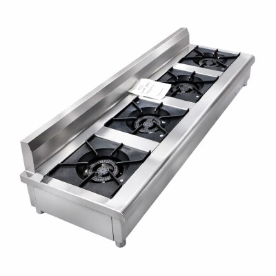 Газов котлон професионален с 4 чугунени горелки