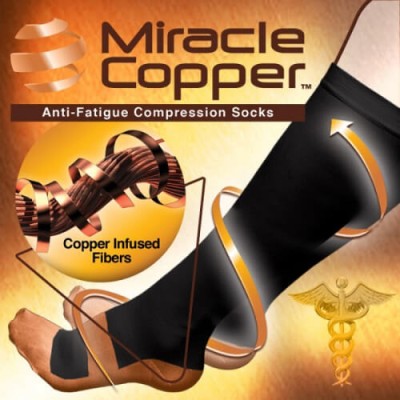 Компресивни чорапи срещу болки и разширени вени Miracle Copper