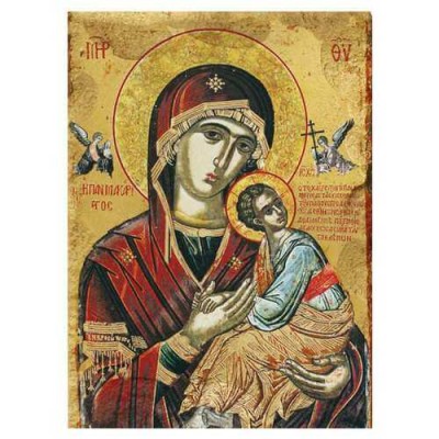 Дървена икона Св.Богородица Одигитрия