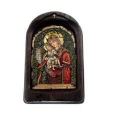Дървена икона Света Богородица Достойно ест