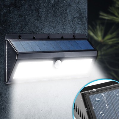 Соларна лампа за стена, led диоди и сензор за движение