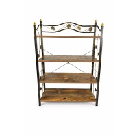 Стелаж за обувки тъмен цвят 3D Монтенегро