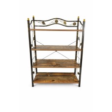 Стелаж за обувки тъмен цвят 3D Монтенегро