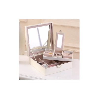 Луксозна кутия за бижута с огледало и много отделения A223