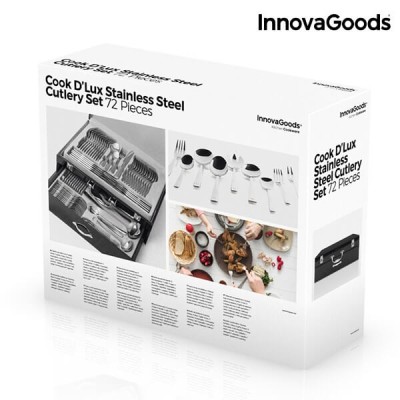 Прибори за хранене от неръждаема стомана лукс Innovagoods - 72 части