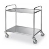 Количка за сервиране и отсервиране с два плота 