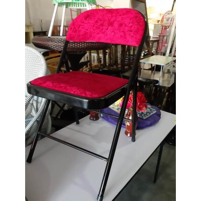 Сгъваем стол, метал и текстил