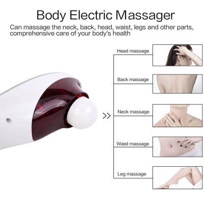 Инфрачервен масажор за тяло, 4 представки, различни режими