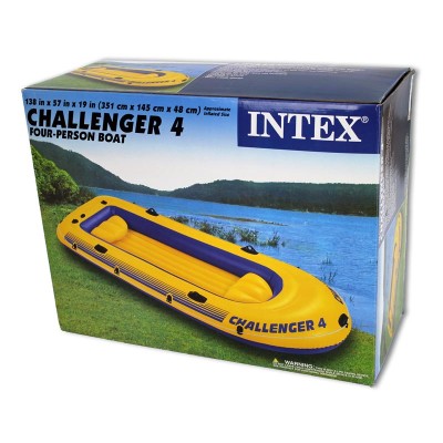 Intex Challenger 3 надуваема лодка  за Трима души