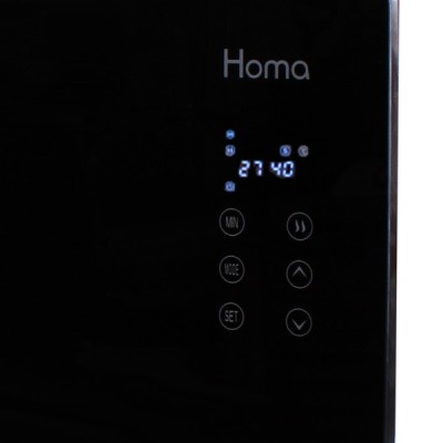 Конвекторна печка HOMA, стъклен панед, LED дисплей
