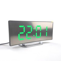 Настолен часовник DT6507, светещи цифри, аларма, дата, температура