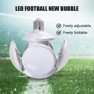 LED лампа футболна топка, сгъваема, E27