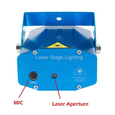 LED лазерен прожектор, коледни мотиви, диско ефекти