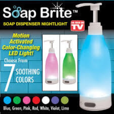 Диспенсър за сапун Soap Brite, 7 меки светлини
