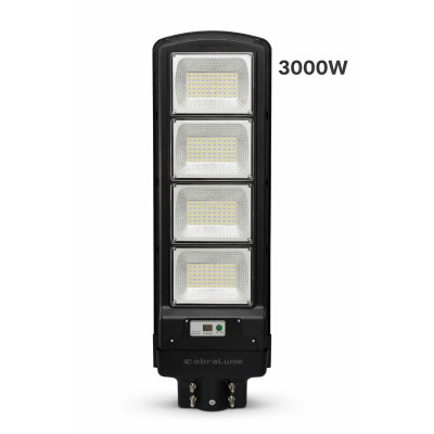 Улична соларна лампа 3000W, IP65, сензор за движение