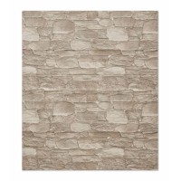 Тапет 3D сиво-бял камък C23, самозалепващ, 70 х 77см