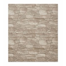 Тапет 3D сиво-бял камък C23, самозалепващ, 70 х 77см