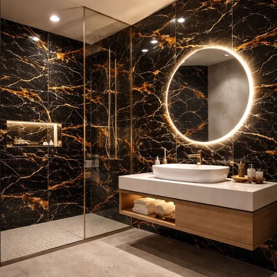 Самозалепващ XPE панел Мрамор D13, 30 х 60см