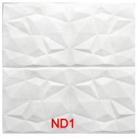 Тапет 3D самозалепващ за стени и тавани ND1, бял, 70 х 70см х 8мм