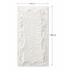 3D декоративни панели PU камък B-2 Hanyu White, вътрешен и външен монтаж, 600*1200*50mm