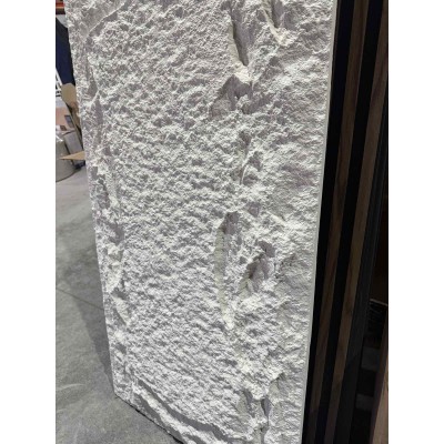 3D декоративни панели PU камък B-2 Hanyu White, вътрешен и външен монтаж, 600*1200*48mm 3D декоративни панели PU камък B-2 Hanyu White, вътрешен и външен монтаж, 600*1200*48mm