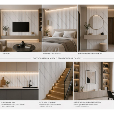 3D декоративен панел, 290х16см, WPC4, LK4005