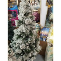 Луксозна изкуствена коледна елха, заснежена, стойка Луксозна изкуствена коледна елха, заснежена, стойка