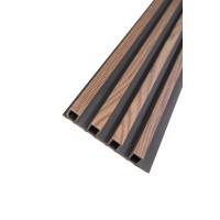 3D декоративни панели, 250х16см, WPC, 128-1A06-Black