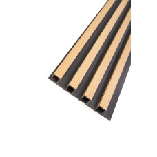 3D декоративни панели, 260х16см, WPC4, LK5006, натурален дъб