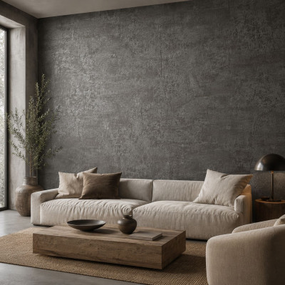 Ролков тапет винил  Lux MW-1208, бетон, самозалепващ, 10м*53см