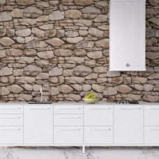 Ролков тапет винил Lux 203-1TI, Камъни, самозалепващ, 10м*53см