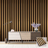 3D декоративни панели, 290х20см, WPC, GOLD 3D декоративни панели, 290х20см, WPC, GOLD