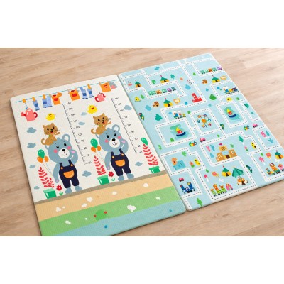 Детски килим за игра, двулицев, термоизолиращ, XPE пяна, 180*200см Детски килим за игра, двулицев, термоизолиращ, XPE пяна, 180*200см