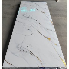 Интериорен панел бял мрамор QM-80007, 122 х 244см	